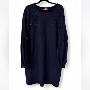 Lilly Pulitzer Midnight Blue Long Sleeve Dress